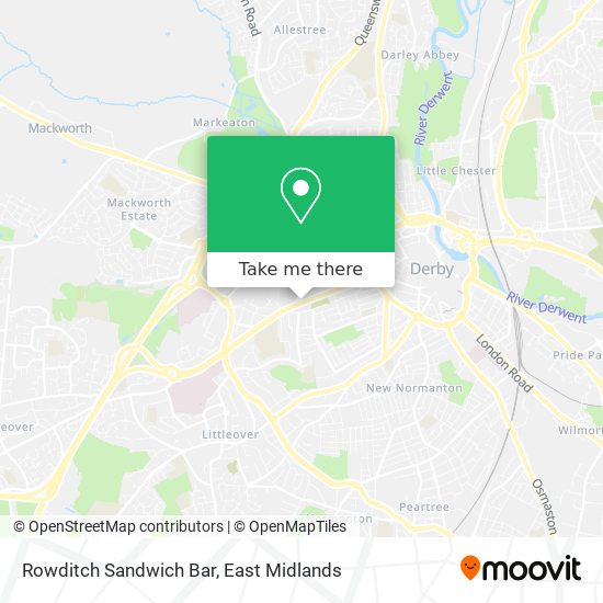 Rowditch Sandwich Bar map