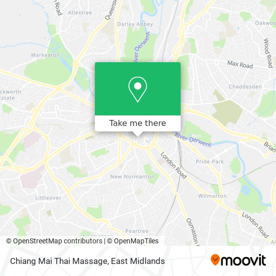 Chiang Mai Thai Massage map