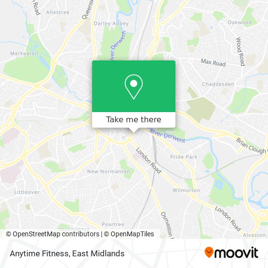 Anytime Fitness map