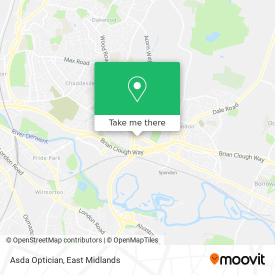 Asda Optician map