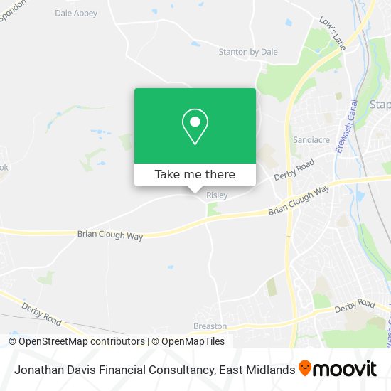 Jonathan Davis Financial Consultancy map