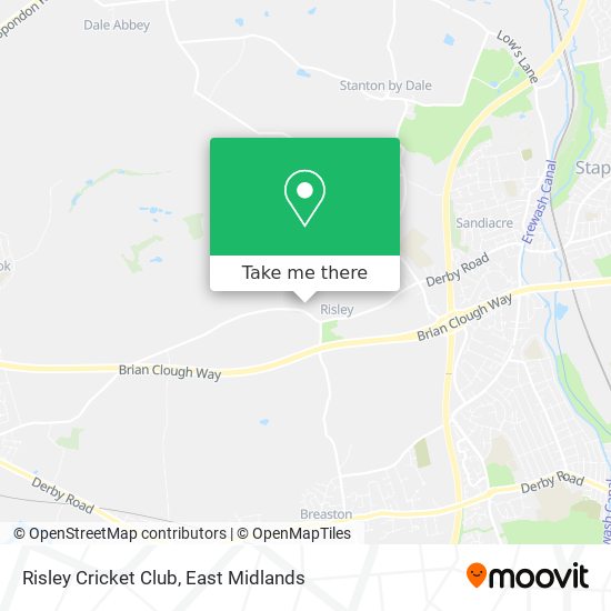 Risley Cricket Club map