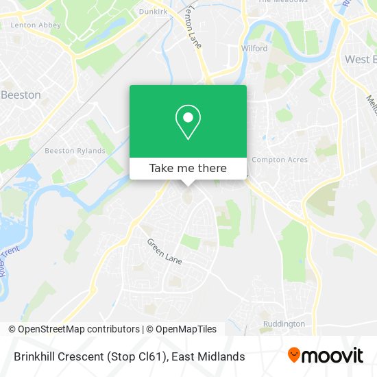 Brinkhill Crescent (Stop Cl61) map