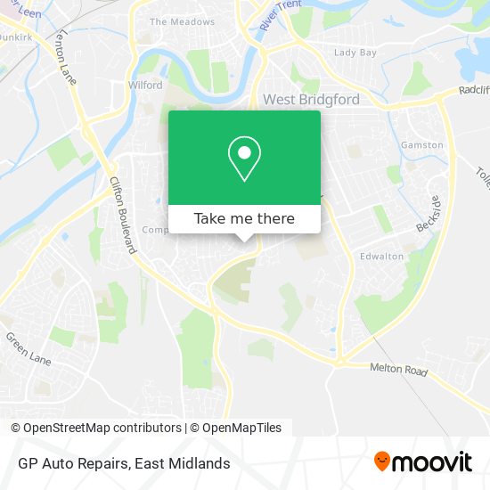 GP Auto Repairs map