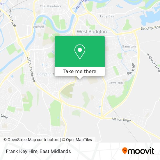 Frank Key Hire map