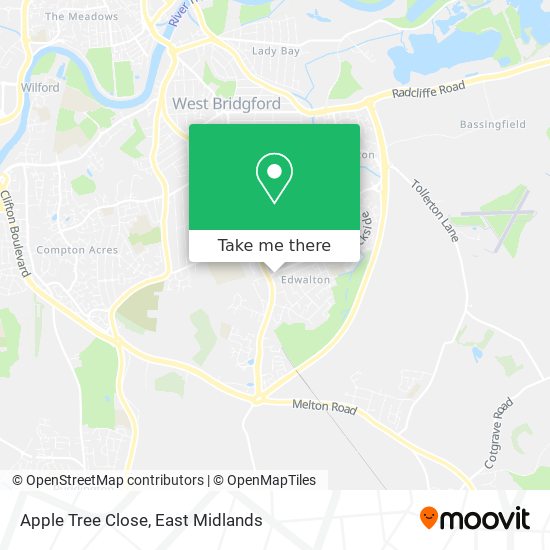 Apple Tree Close map