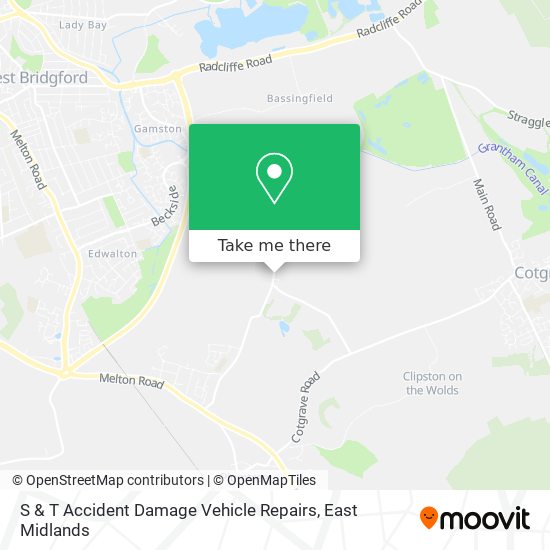 S & T Accident Damage Vehicle Repairs map