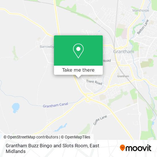 Grantham Buzz Bingo and Slots Room map
