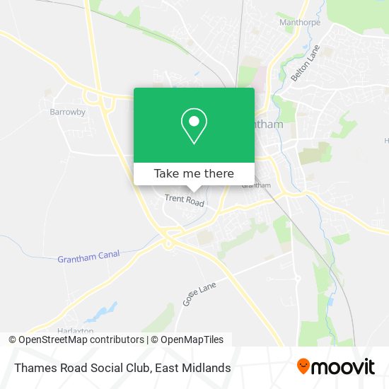 Thames Road Social Club map