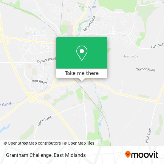 Grantham Challenge map