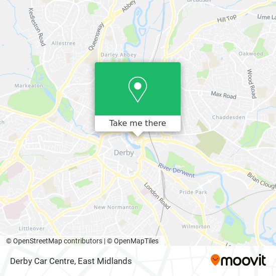 Derby Car Centre map