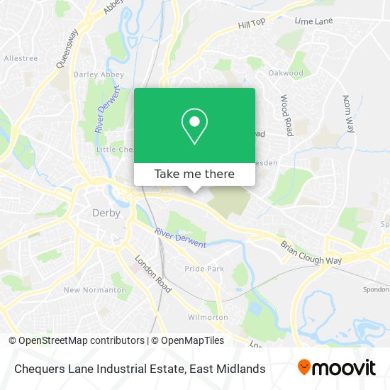 Chequers Lane Industrial Estate map