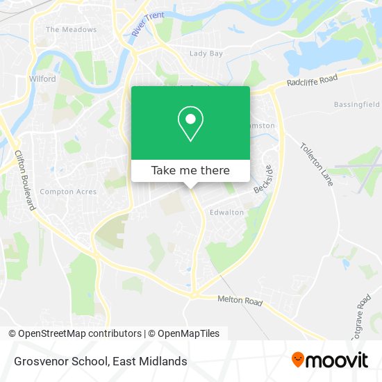 Grosvenor School map