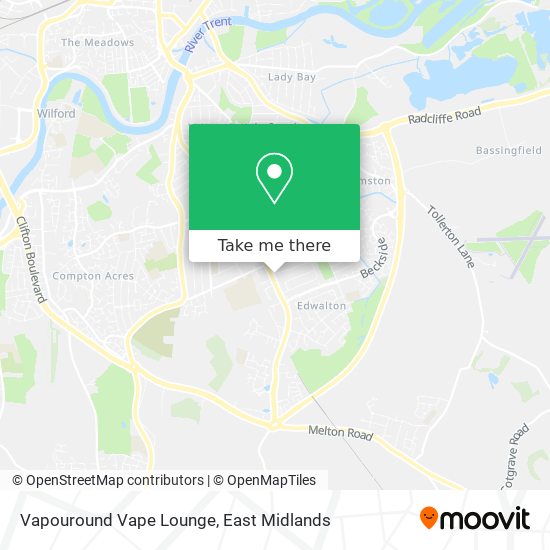 Vapouround Vape Lounge map