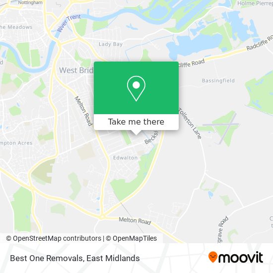 Best One Removals map