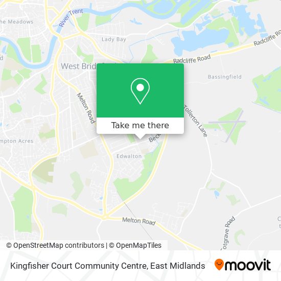 Kingfisher Court Community Centre map