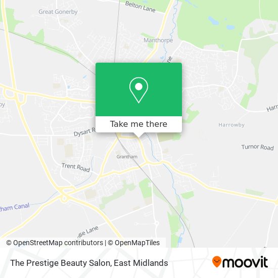 The Prestige Beauty Salon map