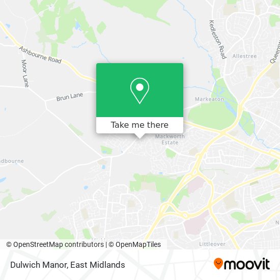 Dulwich Manor map