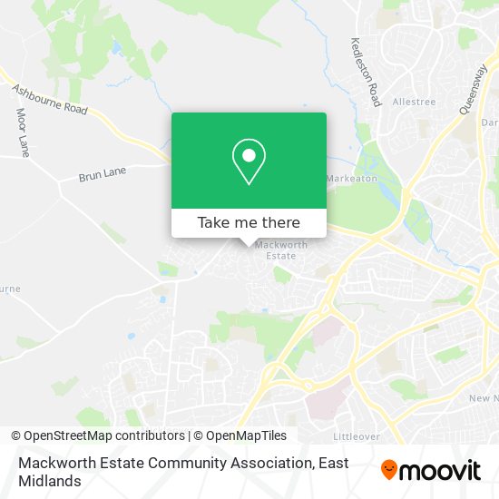 Mackworth Estate Community Association map