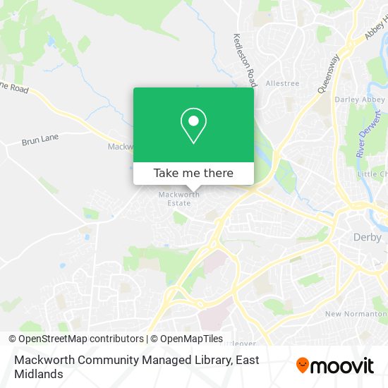 Mackworth Community Managed Library map