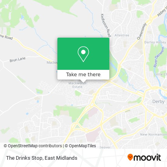The Drinks Stop map