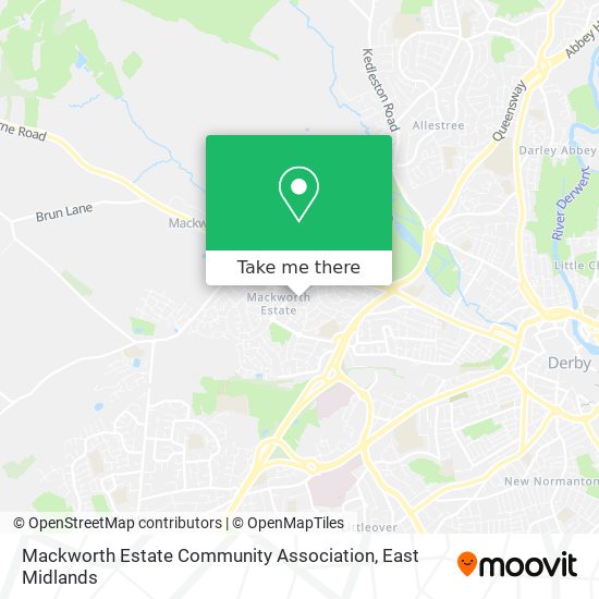 Mackworth Estate Community Association map