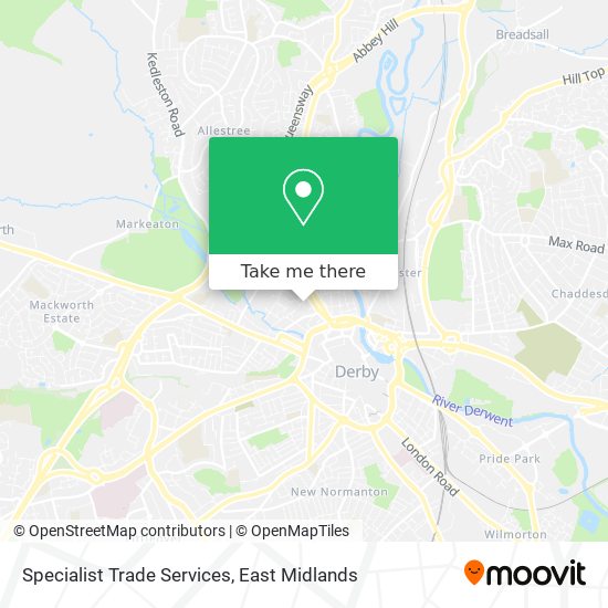 Specialist Trade Services map