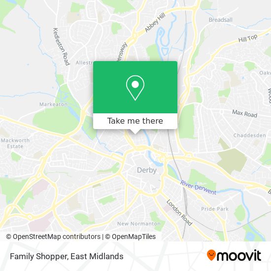 Family Shopper map