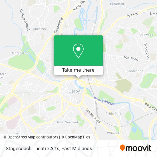 Stagecoach Theatre Arts map