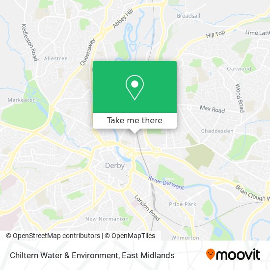 Chiltern Water & Environment map