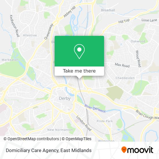Domiciliary Care Agency map