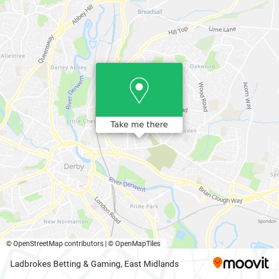 Ladbrokes Betting & Gaming map