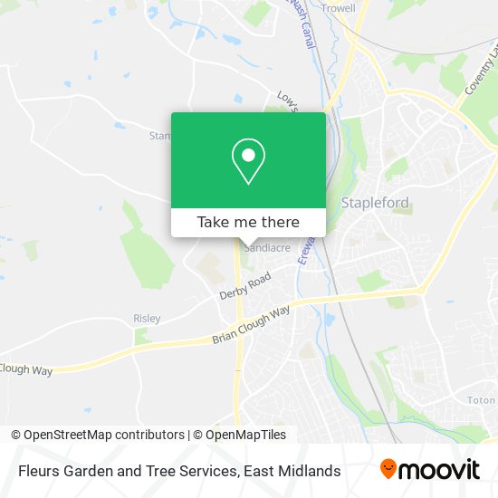 Fleurs Garden and Tree Services map