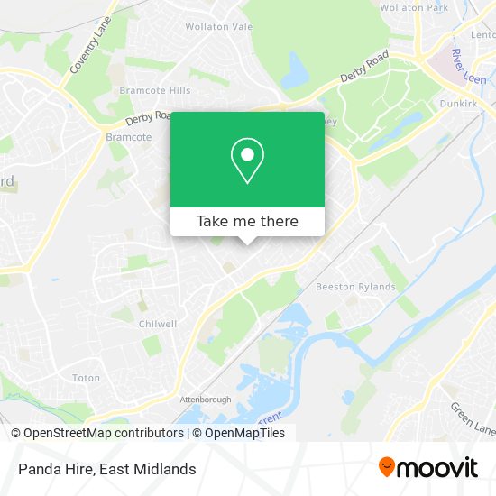 Panda Hire map