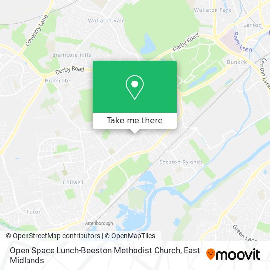 Open Space Lunch-Beeston Methodist Church map