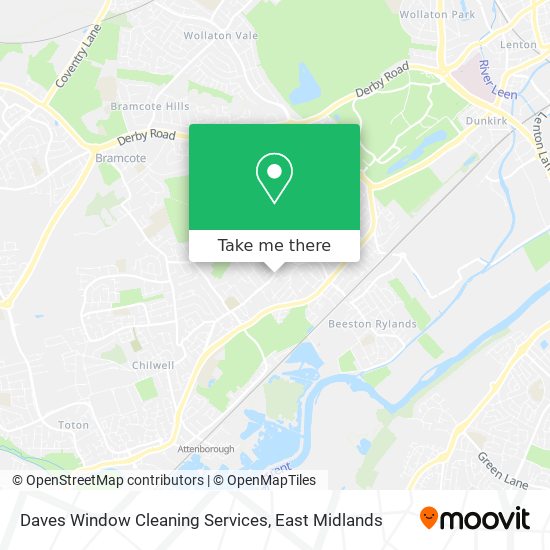 Daves Window Cleaning Services map