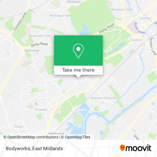 Bodyworks map