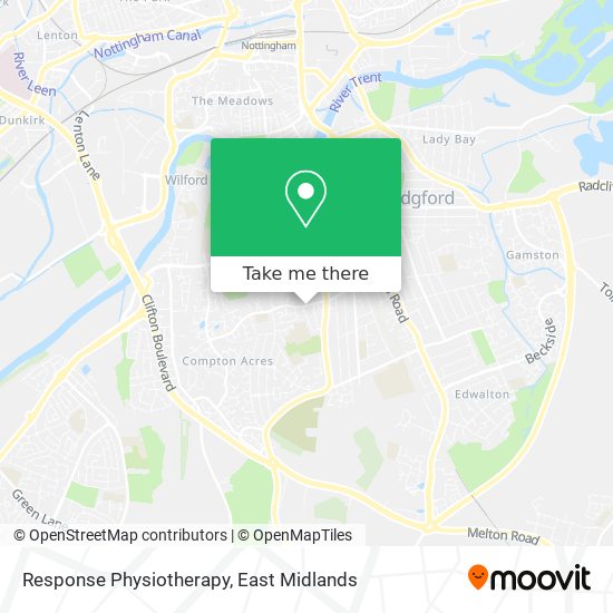 Response Physiotherapy map