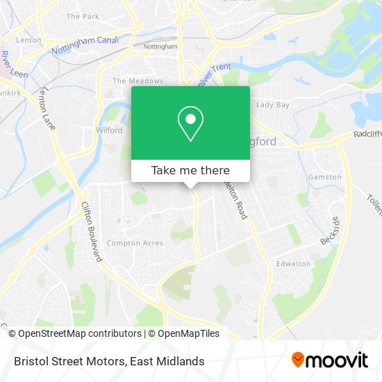 Bristol Street Motors map