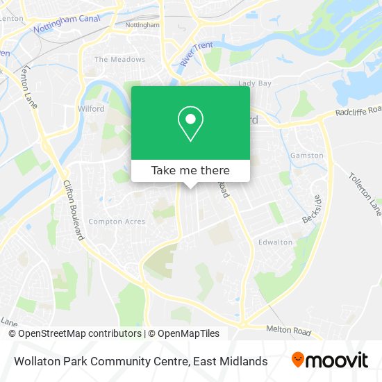 Wollaton Park Community Centre map