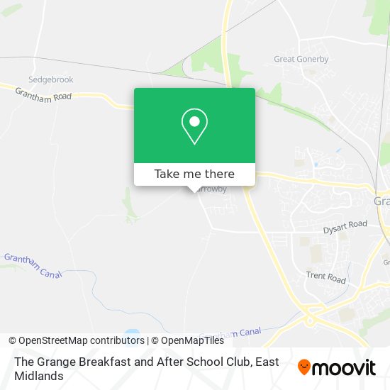 The Grange Breakfast and After School Club map