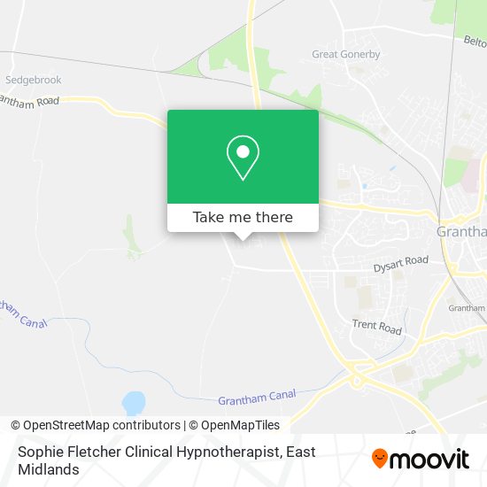 Sophie Fletcher Clinical Hypnotherapist map