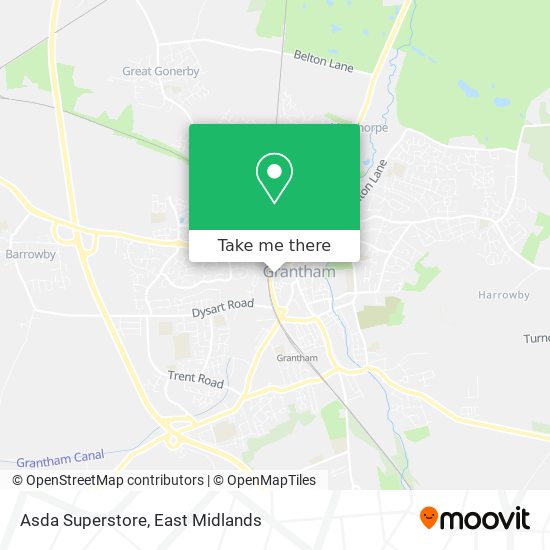 Asda Superstore map