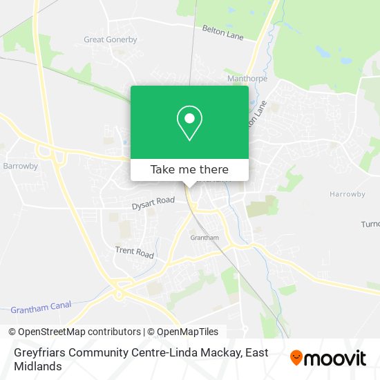 Greyfriars Community Centre-Linda Mackay map