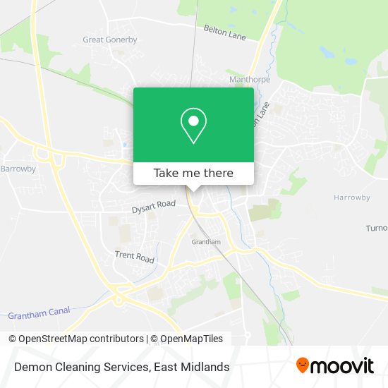 Demon Cleaning Services map