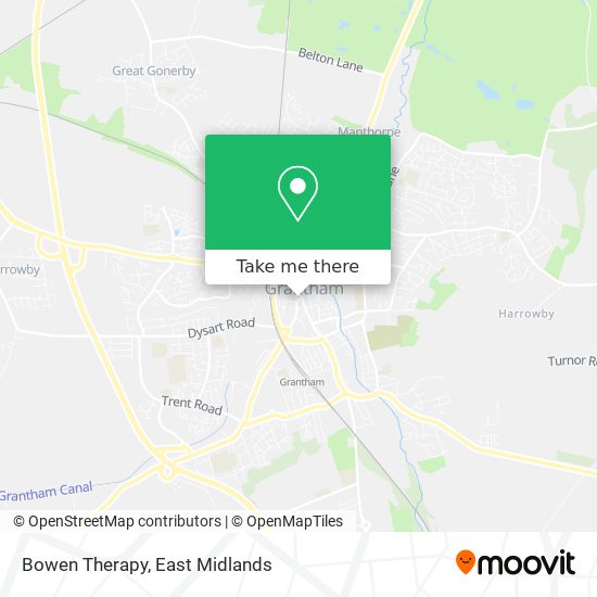 Bowen Therapy map