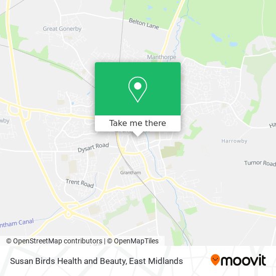 Susan Birds Health and Beauty map
