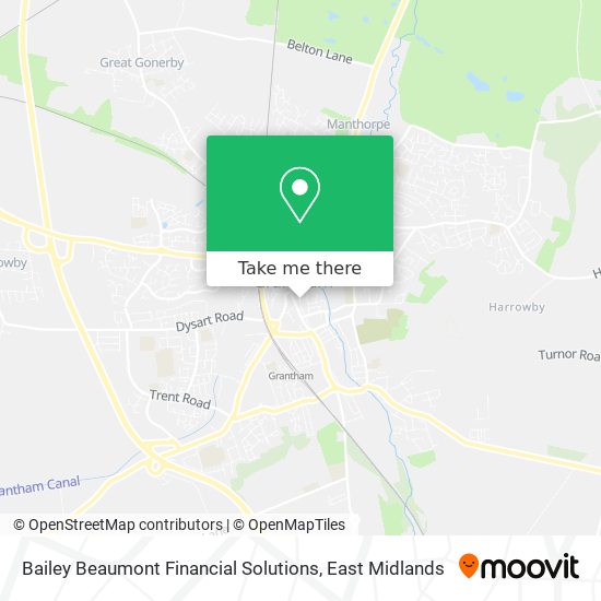 Bailey Beaumont Financial Solutions map