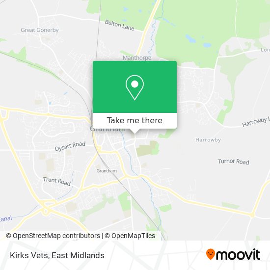 Kirks Vets map