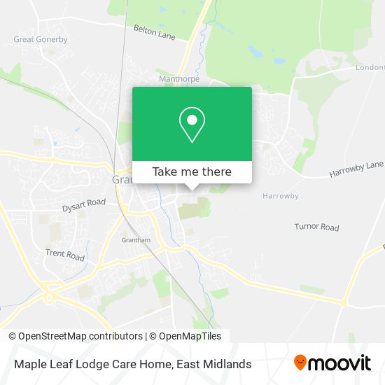 Maple Leaf Lodge Care Home map